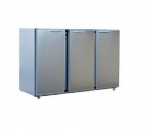 ARRIERE-BARS 3 PETITES PORTES | INOX CLASSIC